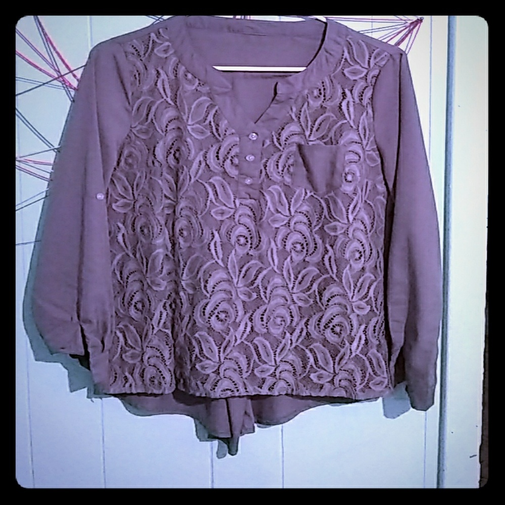 Long sleeve blouse